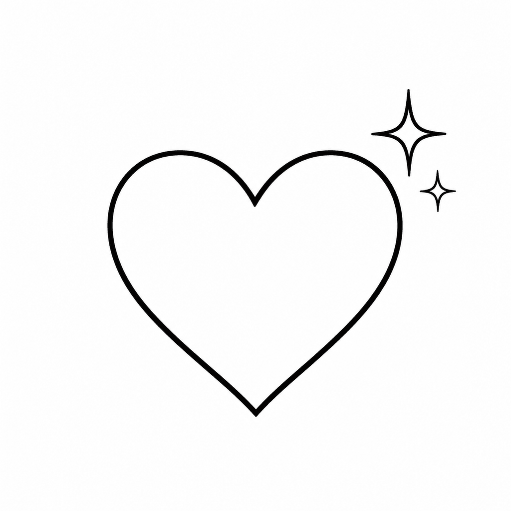 Simple beginner tattoo stencil line art generated from a reference image